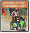 Habitantes de Imí en Campeche amenazan con protesta por falta de transporte.
